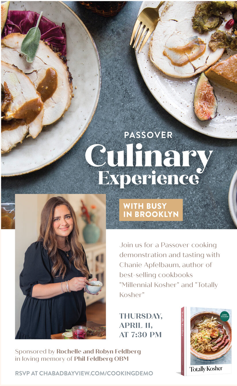 Passover Culinary Experience