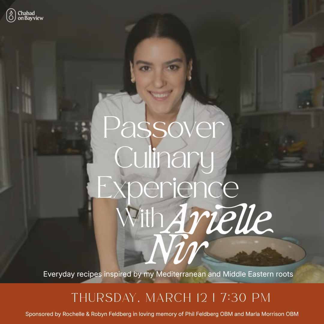 Passover Culinary Experience