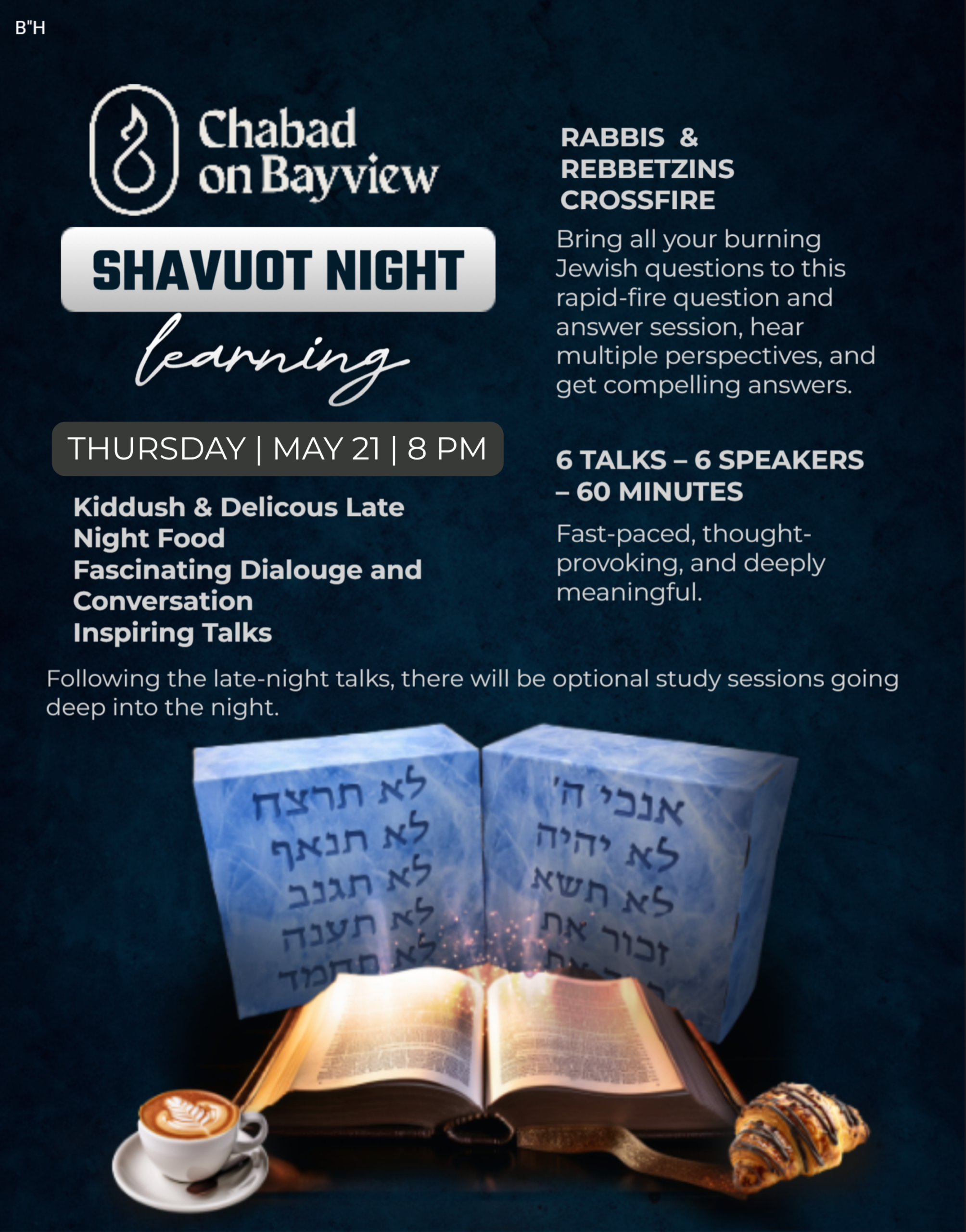 Shavuot Late-Night Learning